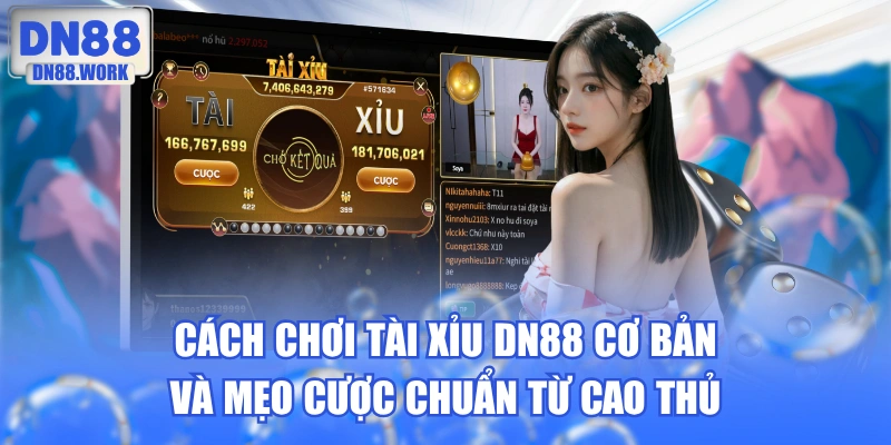 Cách Chơi Tài Xỉu DN88 Cơ Bản Và Mẹo Cược Chuẩn Từ Cao Thủ
